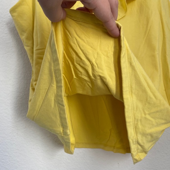 Talbots • Spring Yellow Ruffled Sleeveless Blouse - Picture 6 of 10